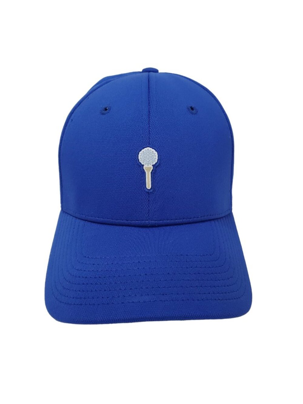 American Needle Golf Ball On Tee Fitted Hat Cap Blue Size L